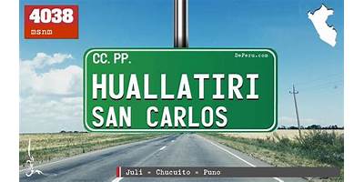 HUALLATIRI CENTRAL