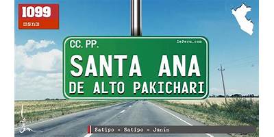 SANTA ANA DE ALTO PAKICHARI