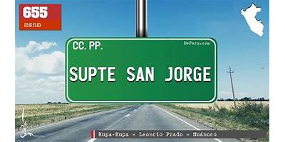 SUPTE SAN JORGE